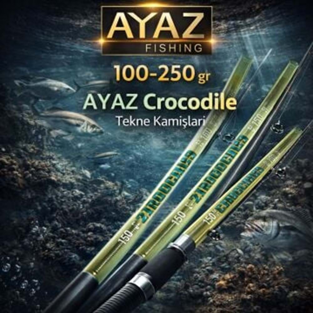 AYAZ Crocodile Tekne Kamışları 1.35M