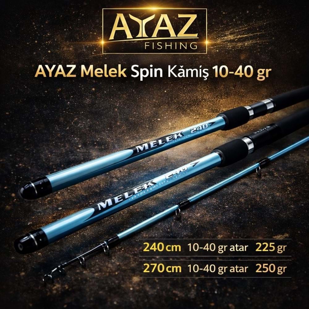 AYAZ Melek Spin Kamış 10-40 gr - * - 2.7M