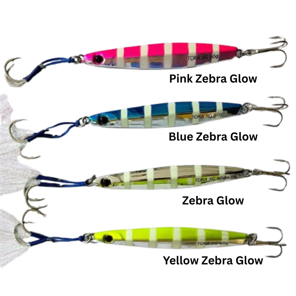 Tora Jig BLUE ZEBRA GLOW - * - 15GR