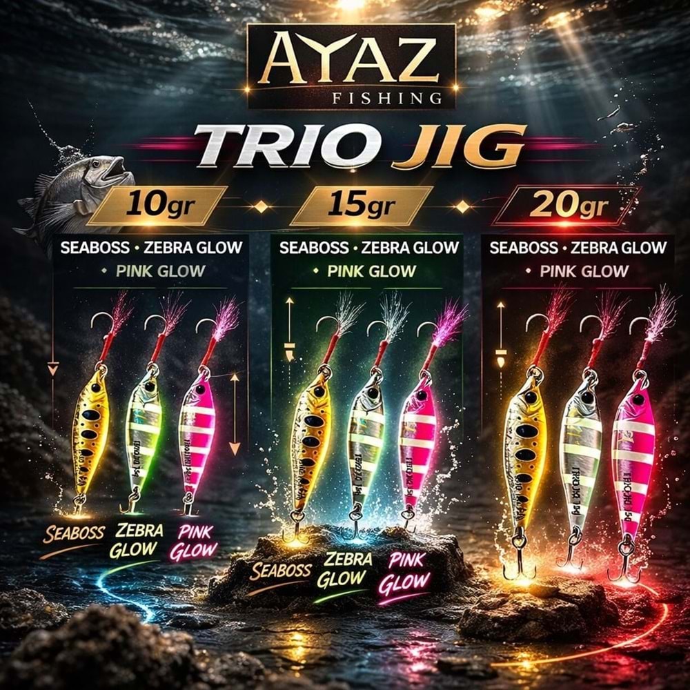 AYAZ Trio 3'lü Jig - * - 10gr